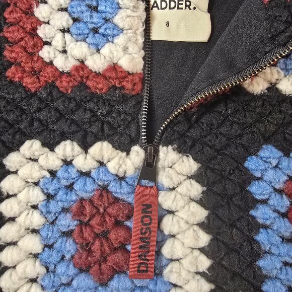 Damson Madder for Anthropologie Crochet Half Zip Pullover. Retails $160 - Picture 11 of 14